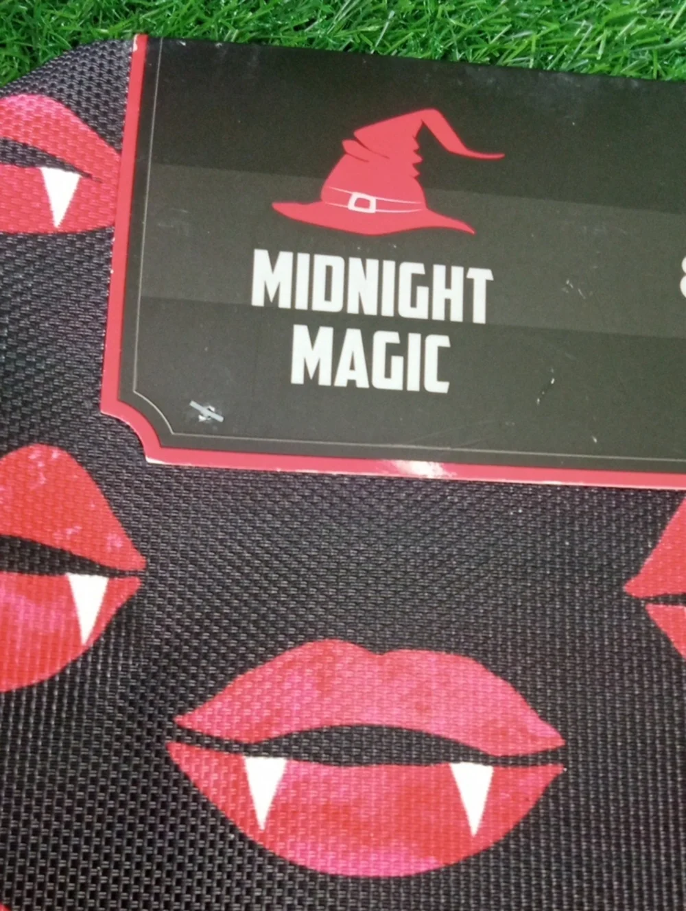 👻 Black & Red Vampire Lips Placemat Set and Tumbler